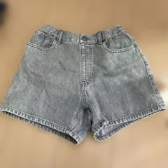UNIQLO デニムショートパンツ　グレー140サイズ