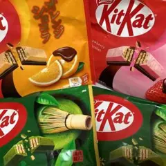 人気【3種】キットカット 抹茶 オレンジ 苺 小分け ギフト チョコ菓子