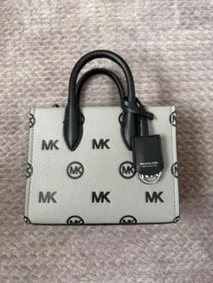 MICHAEL KORS MKロゴショルダーバッグ グレー