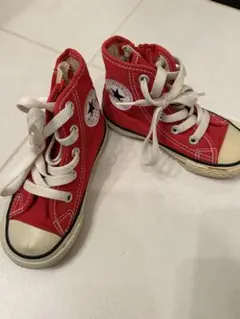 Converse All Star 赤 ジッパー付き　15cm