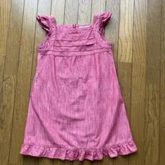 【美品】BeBe ノースリーブワンピース 120
