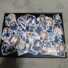 【激レア商品】　けいおん！　ステッカー　16枚セット　非売品　希少　アニメ 非売品 未使用 けいおん! メンバー別 きせかえステッカー HTT