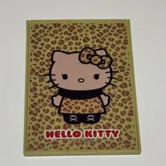 日焼けキティ 鏡 ミラー 豹柄 ヒョウ柄 ハローキティ