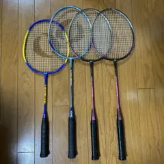 バドミントンラケット 5本まとめ売り セット 現状品 - メルカリ