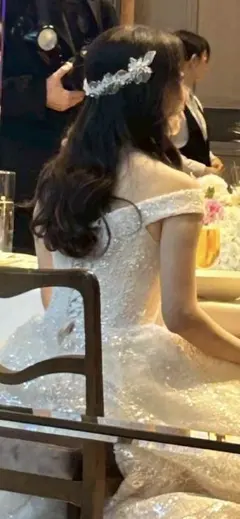 ANNA WEDDING 花モチーフ ヘッドドレス