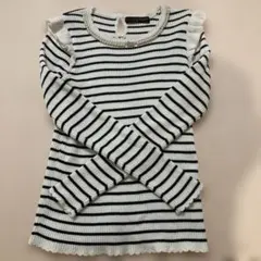 Hello Kitty ストライプ長袖ニット M