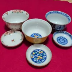 たち吉　橘吉　つれづれ　小丼＆小皿　絵変わり3点セットのサムネイル