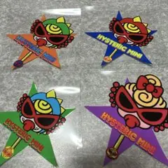 新作HYSTERIC MINI 星型カプラシール4枚セット！新品♪
