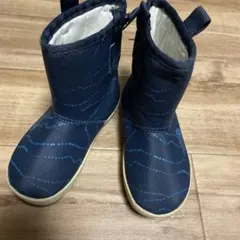 ノースフェイス　長靴　ブルー