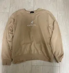 KANGOL ベージュ トレーナー　スウェット　L