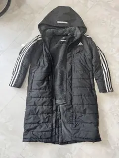 849 adidas アディダス ベンチコート ロングコート size160 - メルカリ