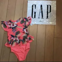 新品⭐︎ 80cm gap 水着　ハイビスカス　ラッシュガード
