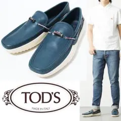 未使用新品 箱付 トッズ シティゴンミーニ ドライビングシューズ 9.5（28㎝のサムネイル