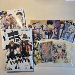 ハイキュー公式カラーイラスト集&漫画33.5話音駒番外編　➕おまけのカード集