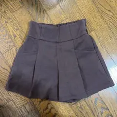 Lovetoxic / ラブトキシック　ブラウンプリーツスコート　スカートパンツ