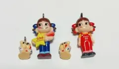 ぺこちゃん　ペコちゃん　不二家　キーホルダー　50周年記念　人形　2点セット