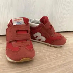 ミキハウス　ミズノコラボ　赤 スニーカー　13.5cm