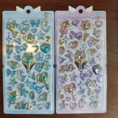 ボンボンドロップシール　マジカルボンボン　パープル　ブルー