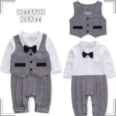 セレモニードレス 男の子 フォーマル ロンパース スーツ ベビー服 80