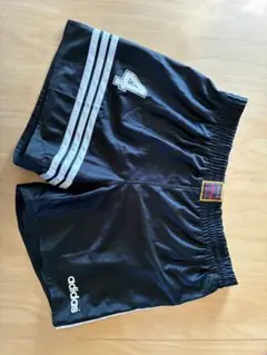 adidas ハーフパンツ 黒 ストライプ サイズ4 アルゼンチン代表