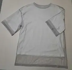 JaVa 半袖Tシャツ メッシュレイヤード ホワイトのサムネイル