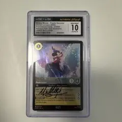 ロルカナ ソーサラーミッキー D23 PSA10 プロモ Lorcana - メルカリ