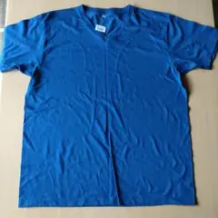 【未使用】藍色3 Lサイズ Tシャツ 綿65% ポリエステル35%