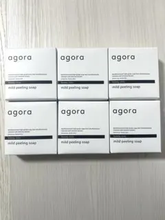 agora mild peeling soap 6個セットのサムネイル