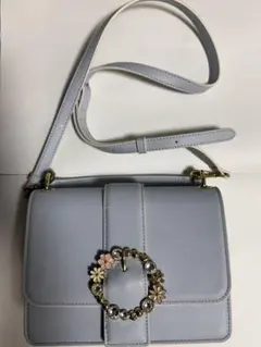 Samantha Vega ライトグレー ショルダーバッグ