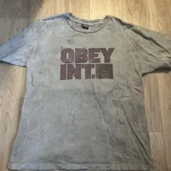 OBEY INT. Tシャツ XL グレー
