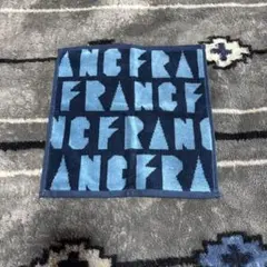 【未使用】Francfranc ロゴ タオルハンカチ ネイビーのサムネイル