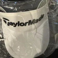 TaylorMade ホワイト バイザー 未使用タグ付き