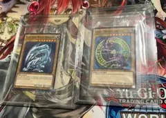新品未開封】遊戯王 wcs2015 青眼の白龍 ブラックマジシャン