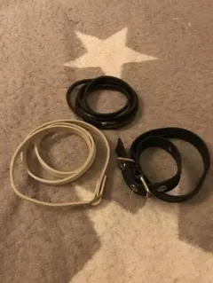 ● レザーブレスレット 3本セット