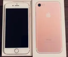 ★iPhone7 32GB ローズゴールド ピンク SIMフリー★