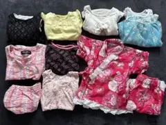 ベビー服 花柄 甚平付き まとめ売り