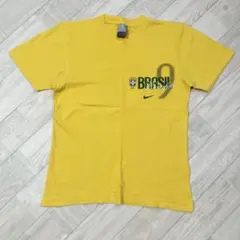 NIKE Brasil Ronaldo 9 Tシャツ イエロー