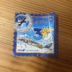 ANA 포켓몬 ジェット 30周年記念 ステッカー 搭乗者 한정품 비매품