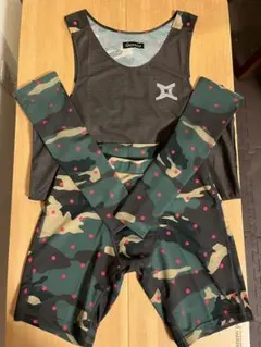 Gamoa 迷彩柄 シャツとショーツセット