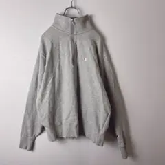 ハ*チ様 Champion ハーフジップ　スウェット　トレーナー　裏起毛なし　メ