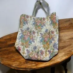 花柄トートバッグ