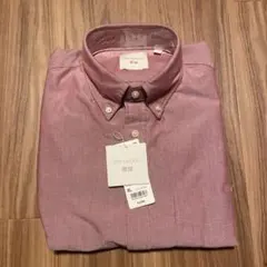 UNIQLO JW ANDERSON ピンク ボタンダウンシャツ XL