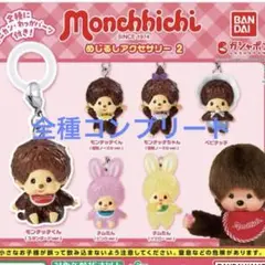 モンチッチ めじるしアクセサリー2 全６種コンプリートセット　ガチャ