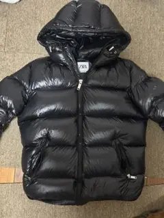 ZARA ブラックダウンジャケット Sサイズ