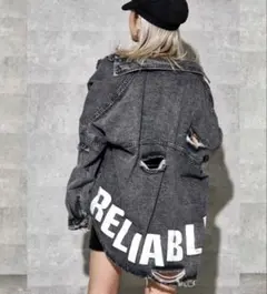 ANAP グレー デニムジャケット