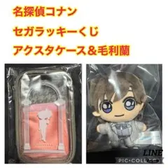 名探偵コナン 隻眼の残像 セガラッキーくじ アクスタポーチ＆毛利蘭 マスコット