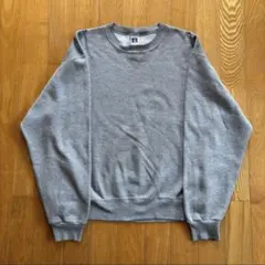 90s ラッセル 無地 スウェット グレー L