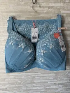 F80L」トリンプ チャーミングラマーノンワイヤー リーフフロー ブラ&ショーツ