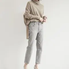 アッパーハイツ◎NINETY'S デニムパンツ　グレー　ナインティーズ　23