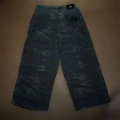 antimid 迷彩柄 デニムパンツ swag スケーター sk8 - メルカリ